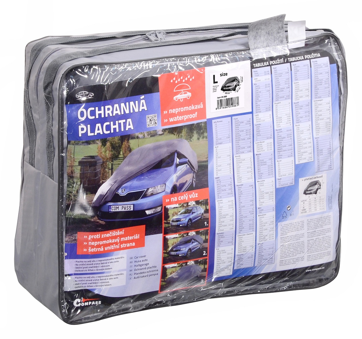 Ochranná plachta FULL L 482x177x121cm 100% WATERPROOF