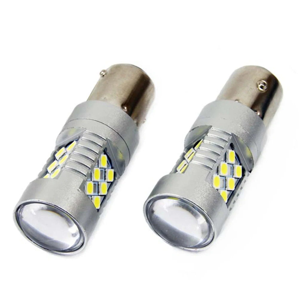 CAN-BUS LED BA15s bílá, 12-24V, 24LED/3030SMD, 2KS