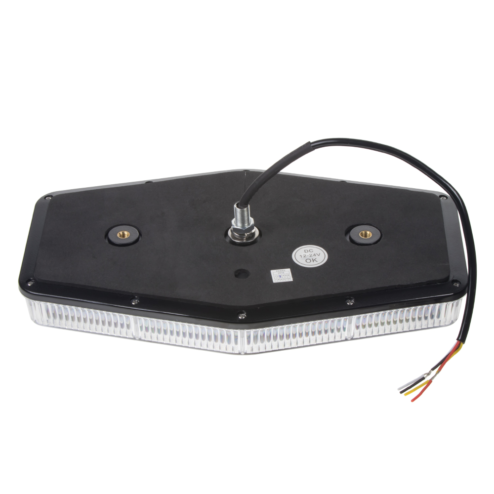 Rampa oranžová, 48LEDx1W, pevná montáž, 12-24V, 279mm, ECE R10/R65