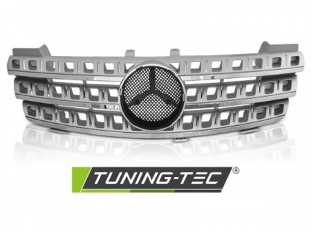 PŘEDNÍ MASKA MERCEDES W164 2005-2008, STŘÍBRNÁ-CHROMOVÁ