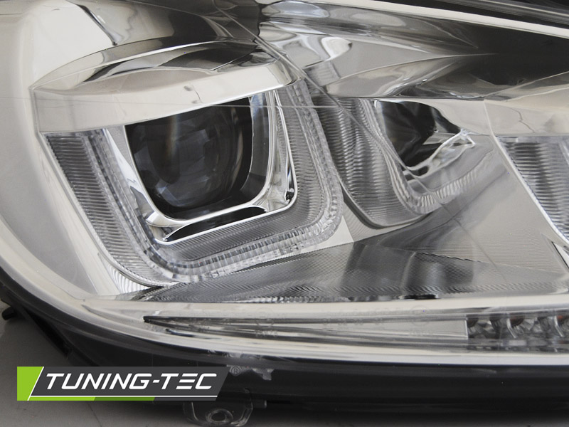 PŘEDNÍ SVĚTLA VW GOLF 6, 2008-2012, U-TYPE S LED DYNAMICKÝM BLINKREM