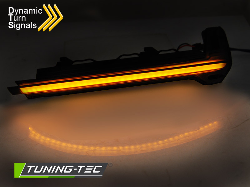 LED boční směrovky pro zrcátka Audi TT 16-18 / R8 16-18 kouřová SEQ LED