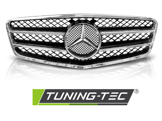 Přední maska Mercedes W212 09-13 AMG STYLE černý/chrom