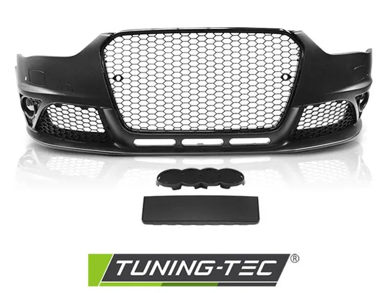 PŘEDNÍ NÁRAZNÍK AUDI A4 B8 2012-2015 RS STYLE, ČERNÁ PDC