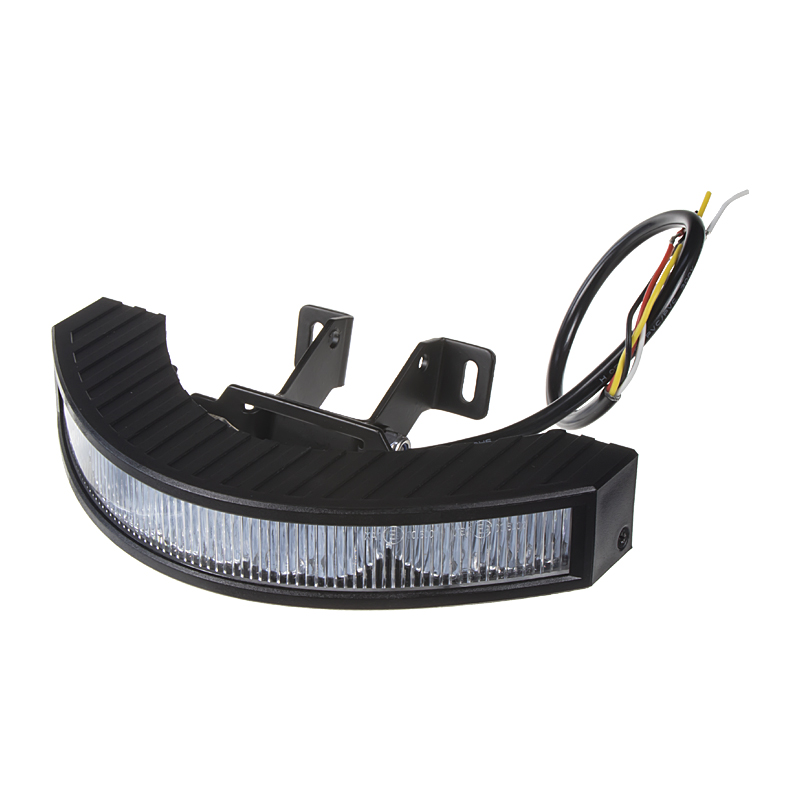 Výstražné LED světlo vnější, 12-24V, 12x3W, modré, ECE R65
