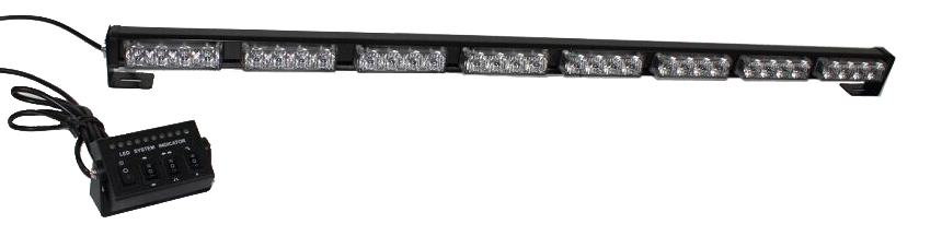 LED alej voděodolná (IP66) 12-24V, 32x LED 1W, modrá 955mm