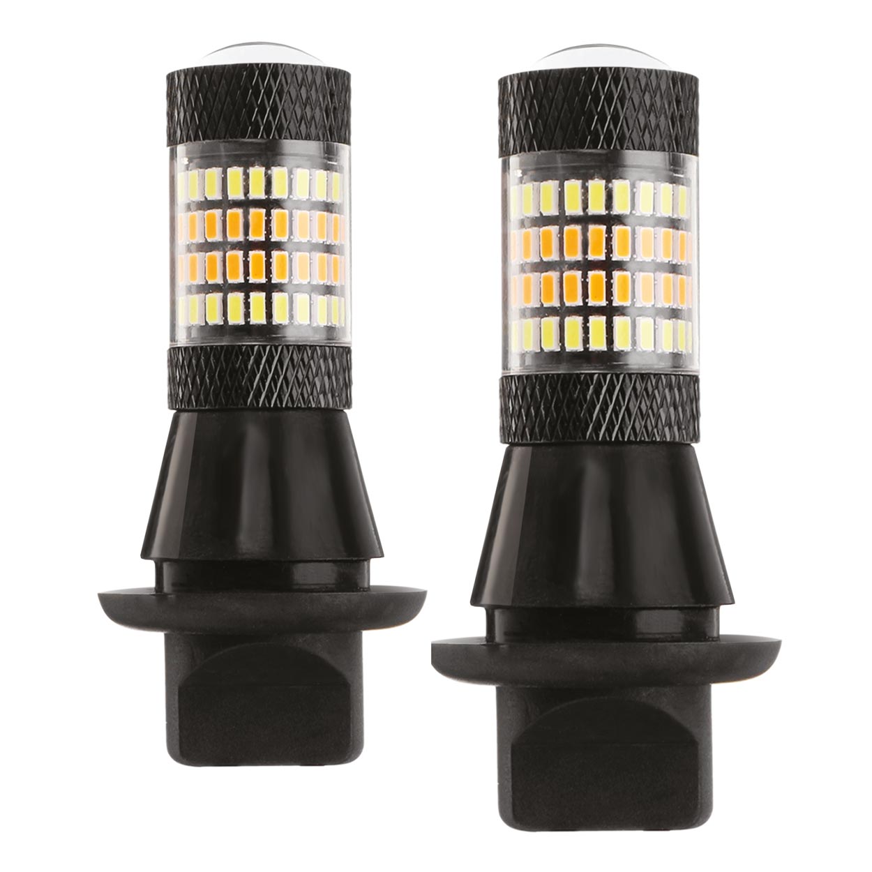 LED žárovky BAU15S CAN-BUS pro denní svícení a směrové ukazatele - 96 LED - Amio