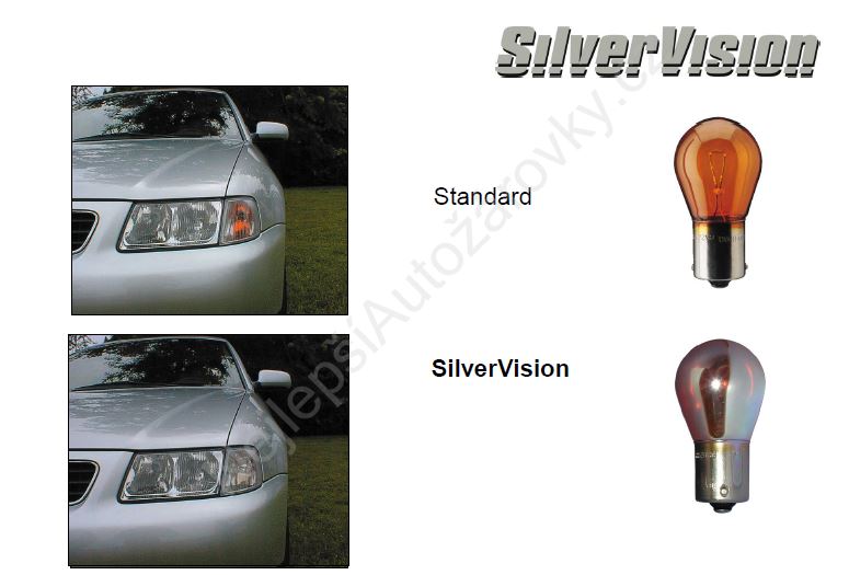 ŽÁROVKA 21W BAU15S PHILIPS SILVERVISION - DO BLINKRŮ (2 KS)