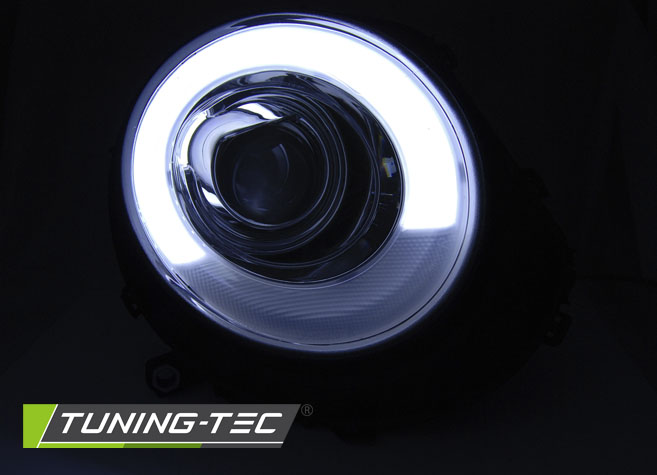 PŘEDNÍ SVĚTLA LED TUBELIGHT MINI COOPER 2006-2014 ČERNÁ