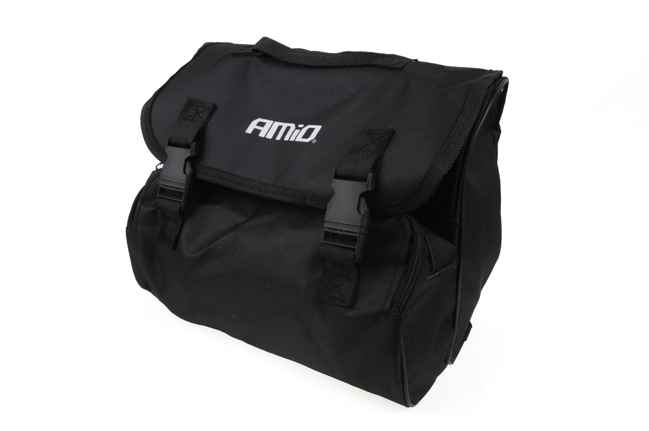 Dvoupístový výkonný kompresor s manometrem na 12V 150 PSI / 10 bar / 60L - Amio ACOMP-04