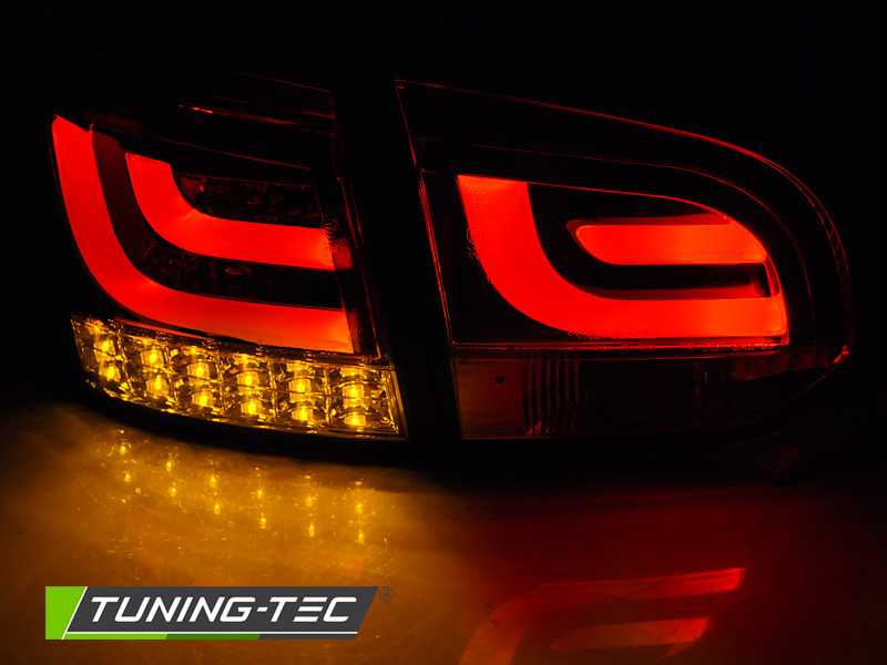 Zadní světla VW Golf VI 08- - kouřové/červené LED BAR