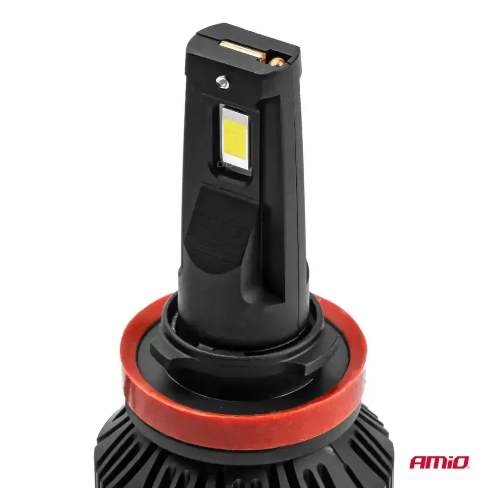 LED žárovky H8 | H9 | H11 AMIO X3 Series CAN-BUS, bílé 6500K | 9900 LM, 2 ks