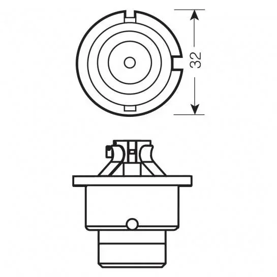 Xenonová výbojka D4S Osram Xenarc Night Breaker Laser +220% 42V 35W 66440XN2