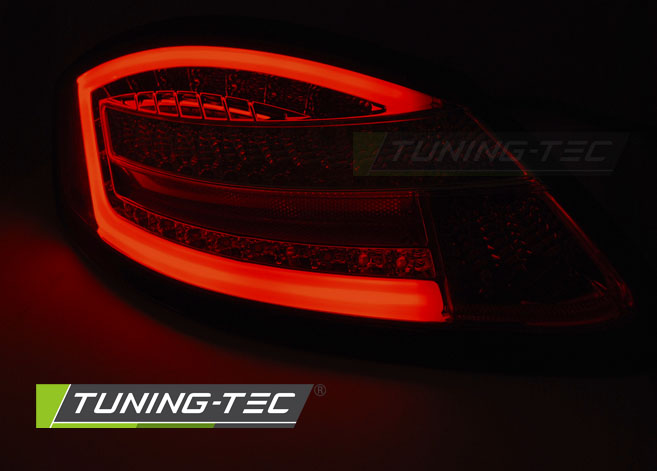 ZADNÍ SVĚTLA LED BAR PORSCHE BOXTER 987 2005-2008 ČERVENÁ,KOUŘOVÁ