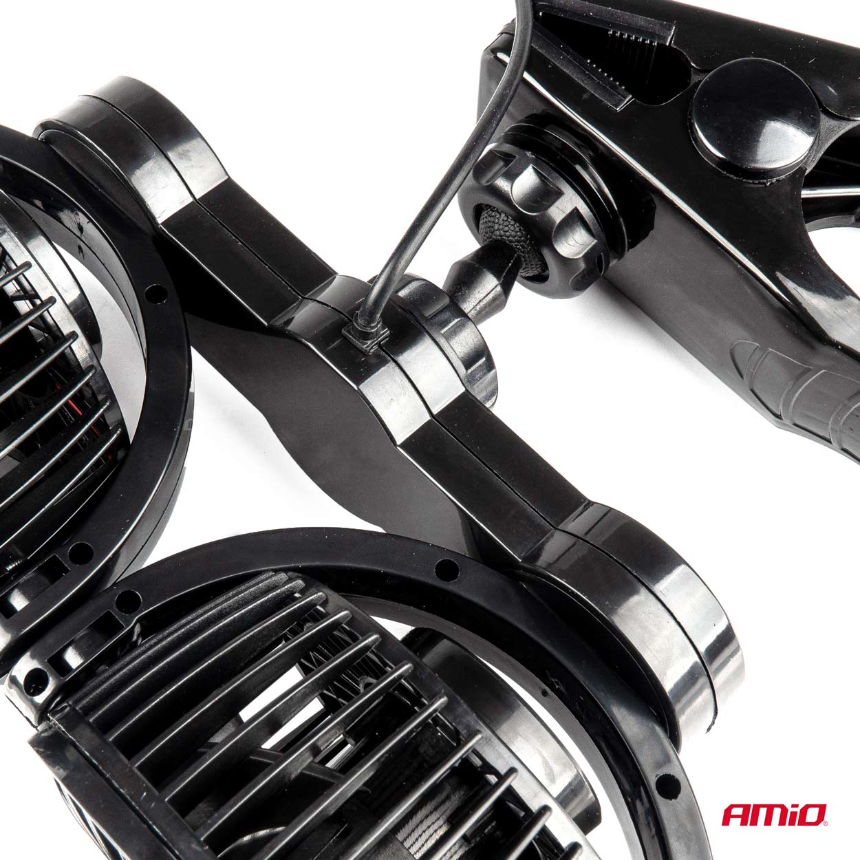 Ventilátor do auta s klipem 2x4" 24V