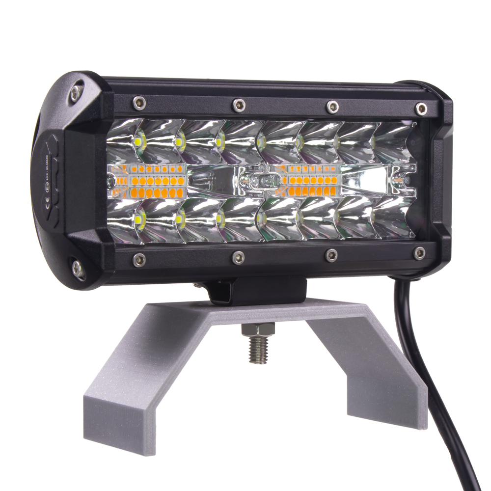 LED světlo hranaté bílé/oranžové, 90W, ECE R10