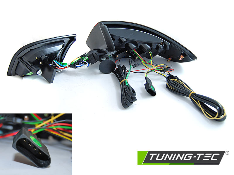 ZADNÍ LED SVĚTLA, SVĚTLOMETY, LAMPY AUDI A3 8P 5D, 2003-2008, LED BAR, SEQ