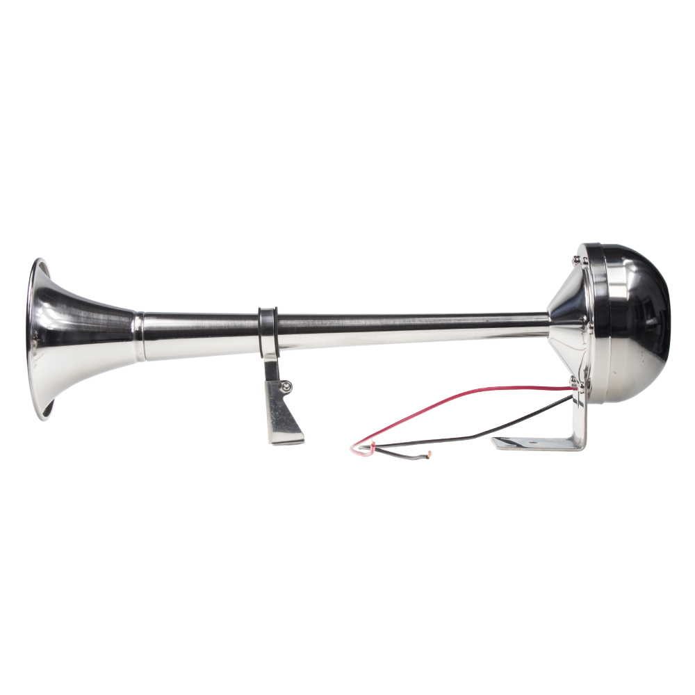Singl-fanfára 400mm, nerezová, 12V, elektromagnetická