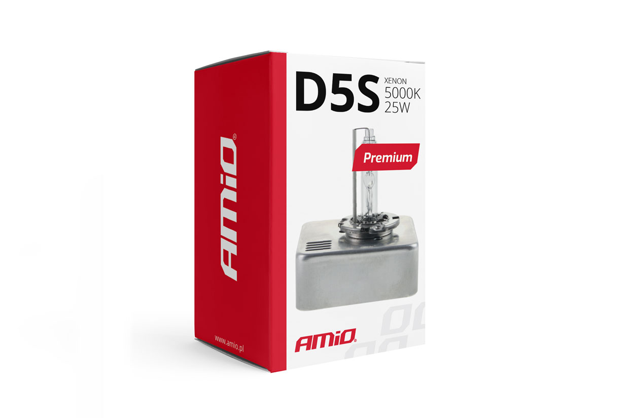 Xenonová výbojka D5S AMIO PREMIUM 5000K 25W