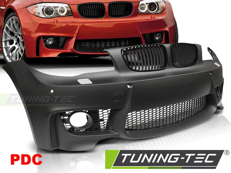 PŘEDNÍ NÁRAZNÍK BMW E81,E82,E87,E88 2004-2013 M1 STYLE S PDC
