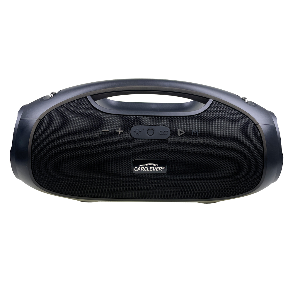 Bezdrátový Bluetooth reproduktor/přehrávač, voděodolný IPX6, USB, AUX, MIC, RGB