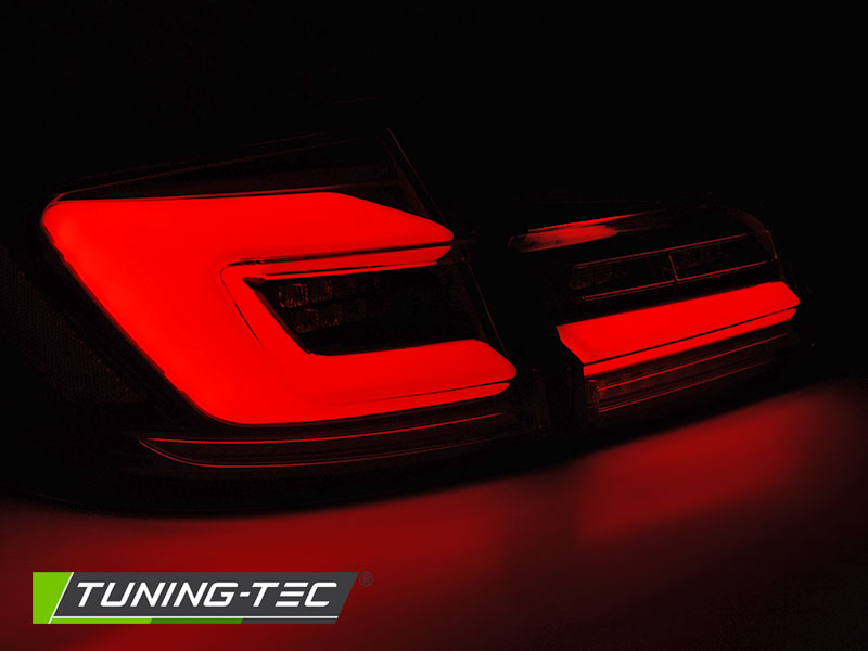 ZADNÍ LED SVĚTLA, SVĚTLOMETY, LAMPY BMW F10 2010-2016, SEQ, ČERVENÉ KOUŘOVÉ