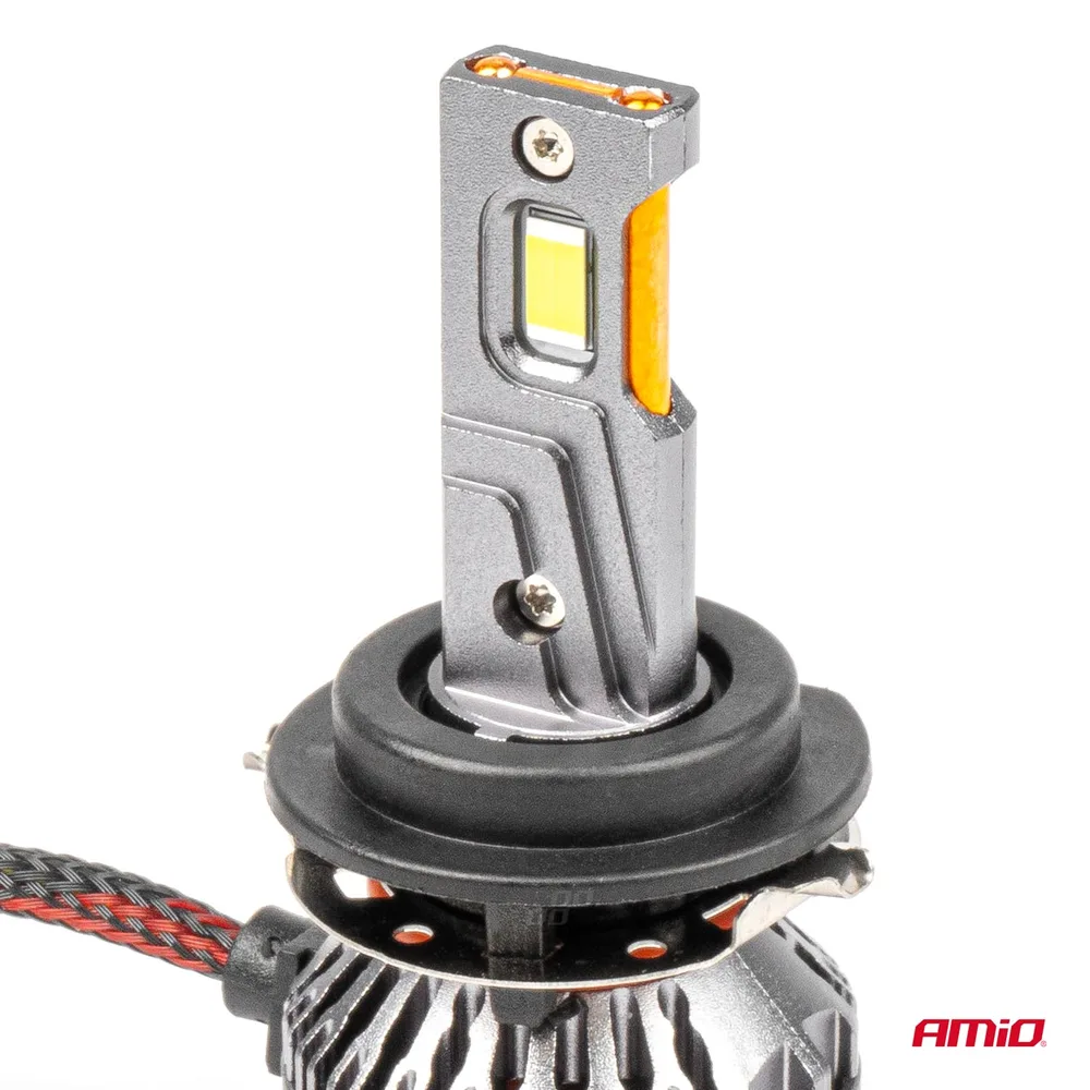 LED autožárovky H7-6 HP FULL CANBUS 12V 24V, bílé 6500K | 4500 LM, 2 ks AMIO
