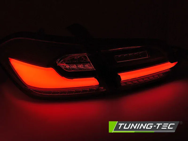 Zadní světla Ford Fiesta MK8 17-21 HATCHBACK červená/kouřová LED