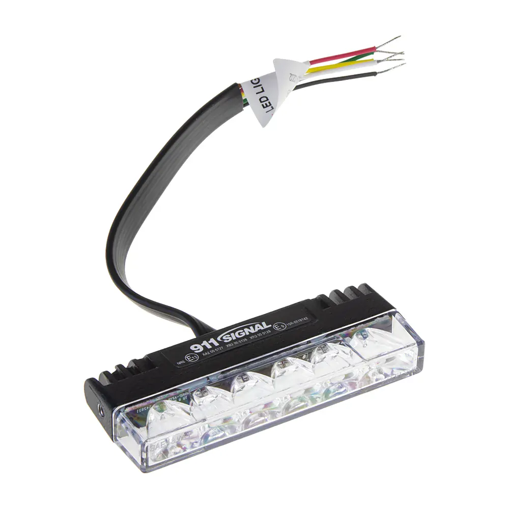 PROFI SLIM výstražné LED světlo vnější, do mřížky, červené, 12-24V, ECE R65