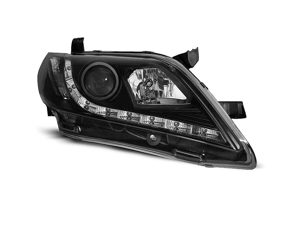Přední světla Toyota Camry 6 XV40 06-09 Angel Eyes - černé