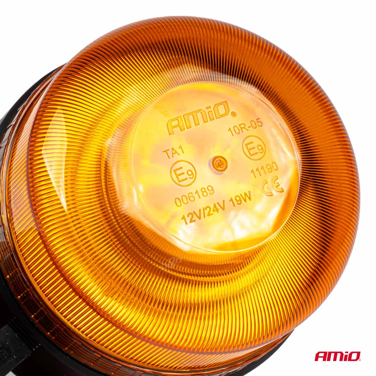 LED výstražný maják bezdrátový s ovládáním R65 R10 12/24V AMiO