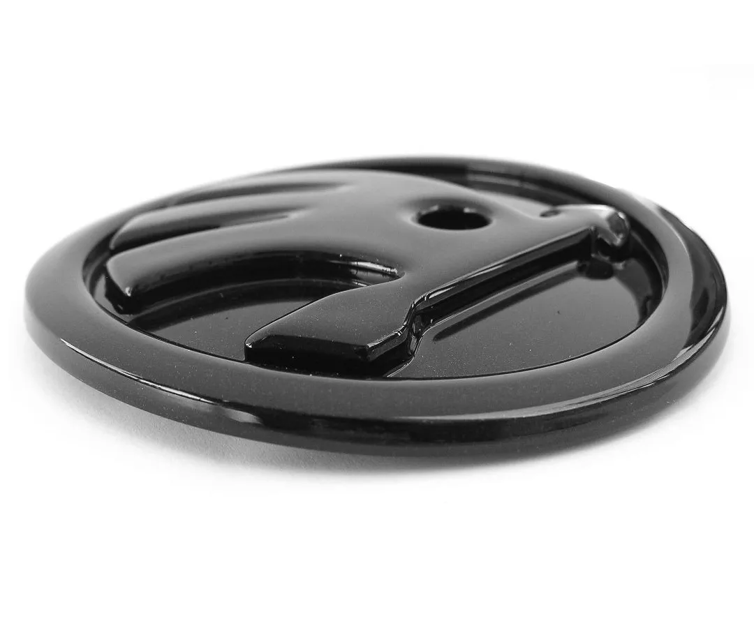 Přední / zadní znak Škoda ORIGINÁL GLOSSY BLACK (1 KS)