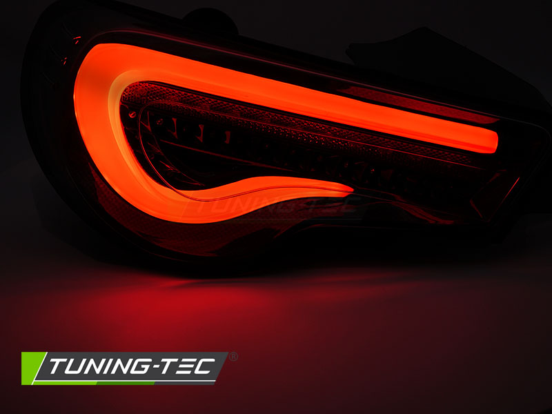 ZADNÍ LED SVĚTLA, SVĚTLOMETY, LAMPY TOYOTA GT86, 2012-2021, LED BAR, SEQ, KOUŘOVÉ