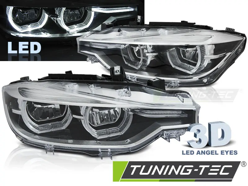 Přední světla BMW F30/F31 11-15 chrom FULL LED DRL