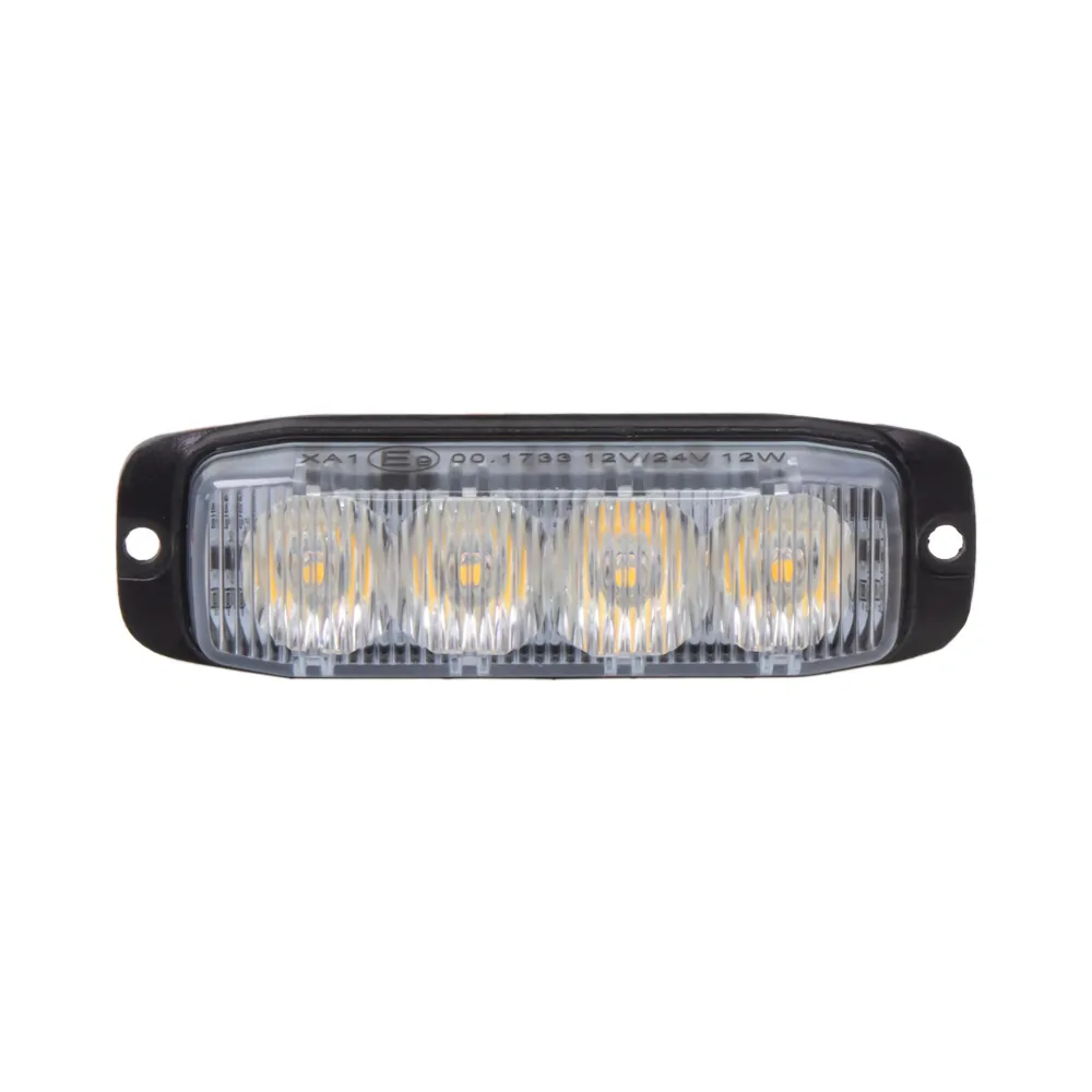 PROFI SLIM výstražné LED světlo vnější, oranžové, 12-24V, ECE/R65