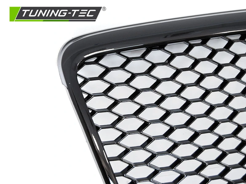 Přední maska Audi A6 (C6), 2009-2011, lesklá černá