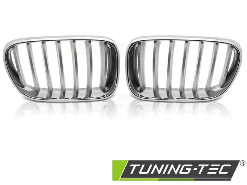 Přední maska, ledvinky BMW X3 F25, 2010-2014, chrom + titan