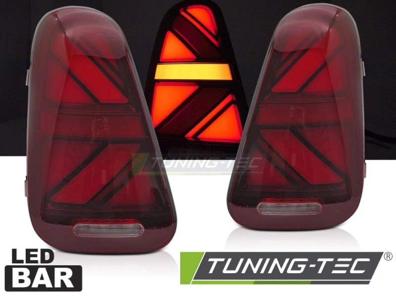 Zadní světla Mini Cooper R50, R52, R53 01-06 červené LED BAR