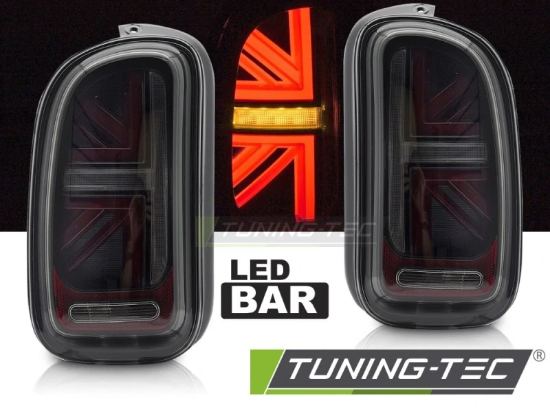 Zadní LED světla, světlomety, lampy Mini Cooper R55 clubman, 2007-2014, kouřové