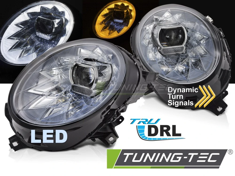 Přední světla Mini Cooper F54 F55 F56 14-21 FULL LED chrom