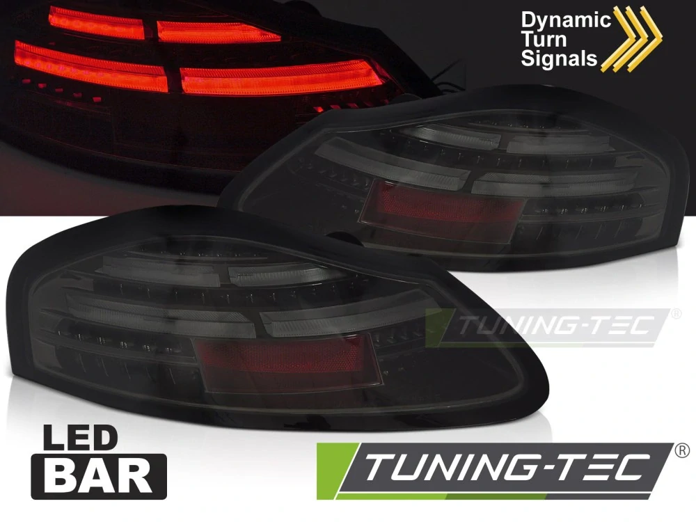 Zadní světla Porsche Boxster 986 96-04 LED BAR SEQ kouřové