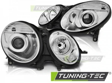 PŘEDNÍ SVĚTLA MERCEDES W211 E-KLASA 2006-2009 chrom