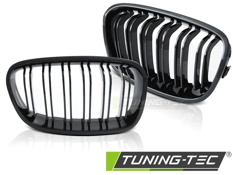 Přední maska, ledvinky BMW F20, F21, 2011-2014, SPORT STYLE, černý lesk