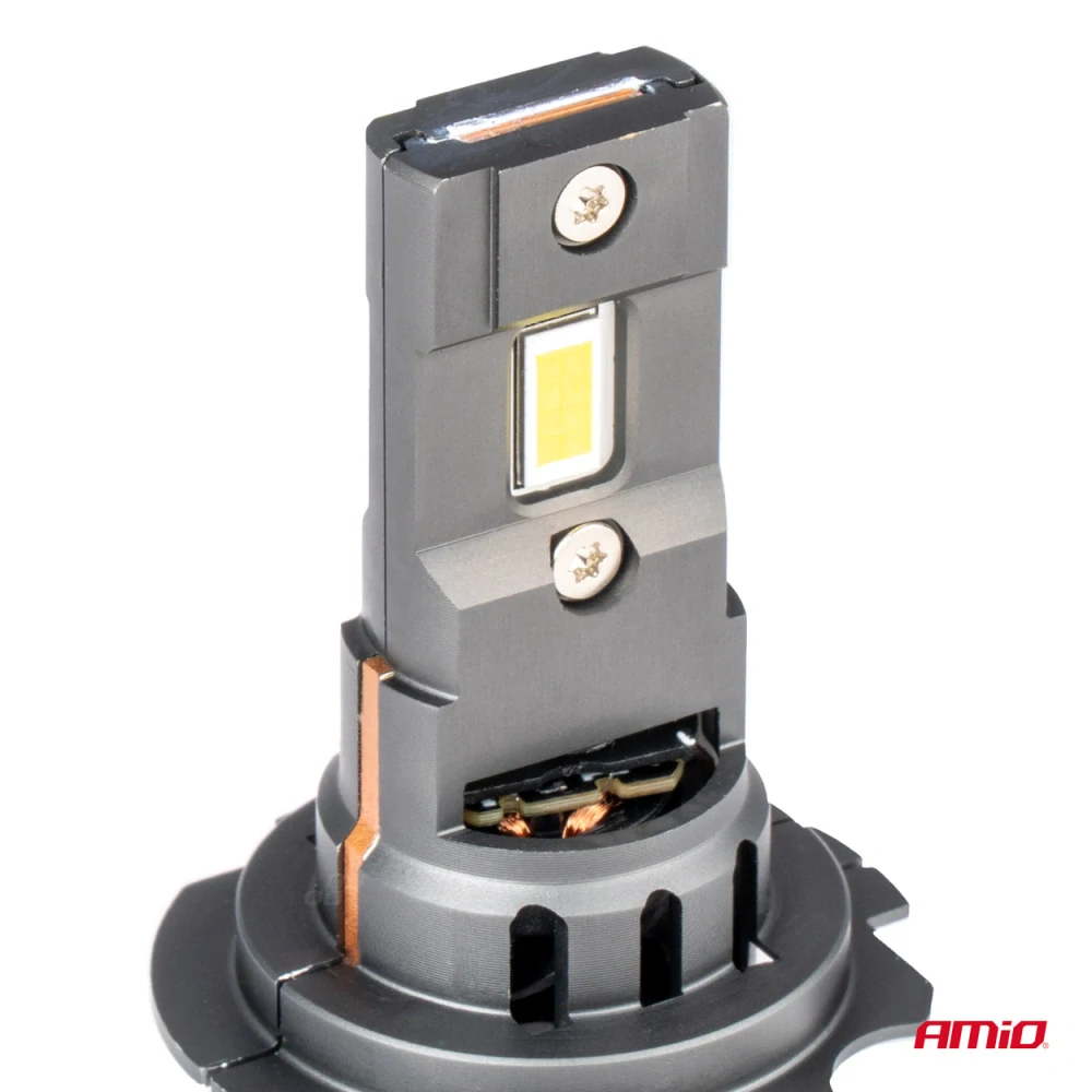 CAN-BUS LED žárovky H7 AMIO LED X4 Aviator Series, 6500K | 4000 LM, 2 ks