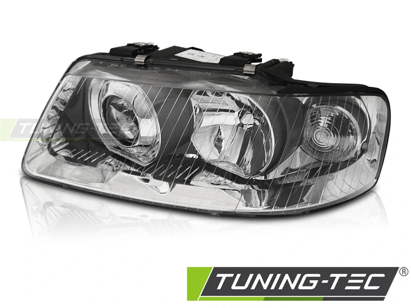 Přední světlo Audi A3 8L 00-03 TYC - chrom LEVÉ