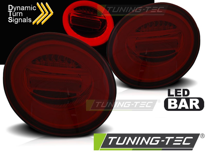 Zadní světla, světlomety VW New Beetle 1998-2005, LED BAR s dynamickým blinkrem