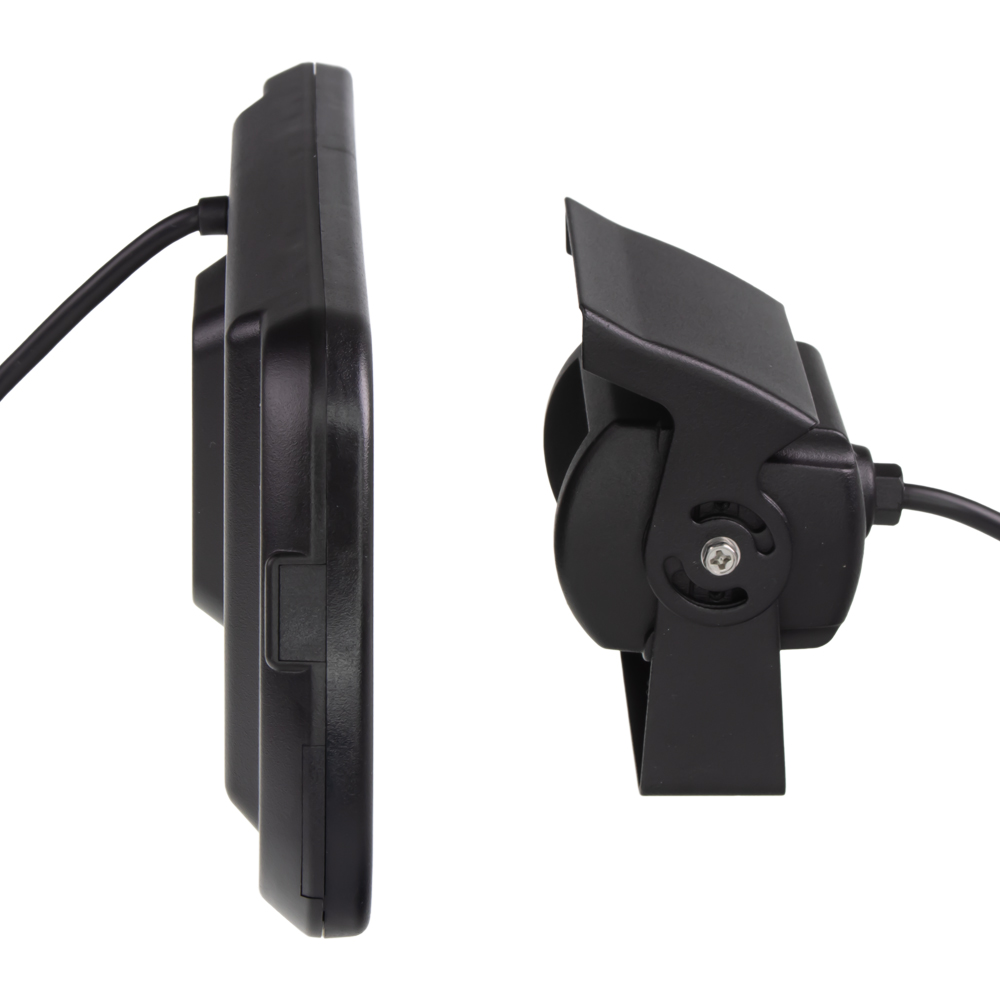 AHD kamerový set monitoru 7" na držák zrcátka se 2 x 4PIN + kamera + 15m kabel