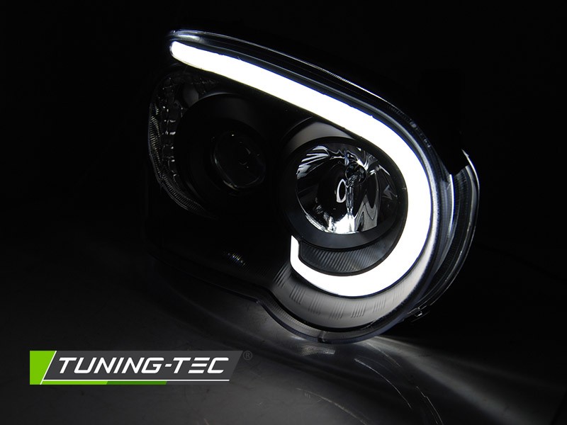 Přední světla, světlomety, lampy Subaru Impreza GD, 2003-2005, Tube Light, černé