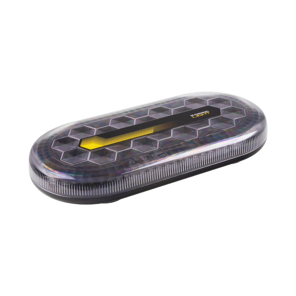 Mini LED rampa, oranžová, 60xLED, 12-24V, ECE R65, magnet