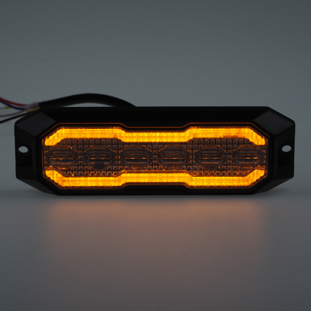 PROFI výstražné/boční LED světlo, oranžové + oranžové, 12-24V, ECE R65